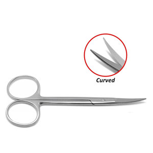 Tijeras Curvas Estándar de Calidad Premium 4 1/2, Tijeras Curvas Estándar Profesionales 4 1/2 - Product Image 1