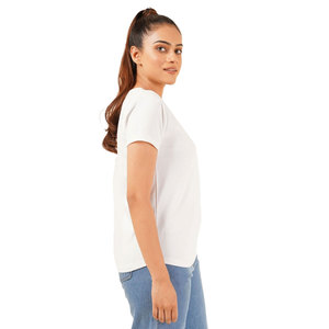 Solid Trader Premium Choice Soft Touch Lightweight Breathable Quick Dry Activewear Workout Fitness Slim Fit Women Tee <b>Shirt</b> - Product Image 4
