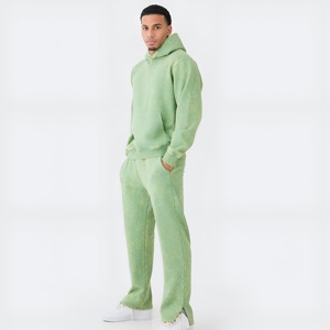 ชุดฮู้ดดี้ผู้ชาย ผ้าฟลีซ ชุดวอร์มลำลอง สตรีทแวร์ ทรงหลวม ใส่สบาย เหมาะสำหรับฤดูหนาว รับสกรีนโลโก้ ขายส่งจำนวนมาก - Product Image 1