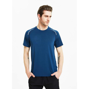 Men's Black Cotton T-<b>Shirt</b> Short Sleeve O-Neck Regular Fit Casual Solid Color Jersey Knitted Blank Design - Product Image 6
