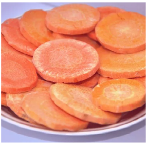 Zanahoria Orgánica Liofilizada en Rodajas Enteras o Picadas, Snack Crujiente y Ligero, Ingrediente para Cocinar, a Granel, Ideal para una Alimentación Saludable, 2 Años de Duración - Product Image 1