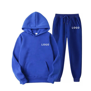 Ensemble de survêtement unisexe en coton et polyester, 2 pièces, pour le jogging, vente en gros, polaire d'hiver, ensemble pantalon 2 pièces, survêtements pour hommes - Product Image 3
