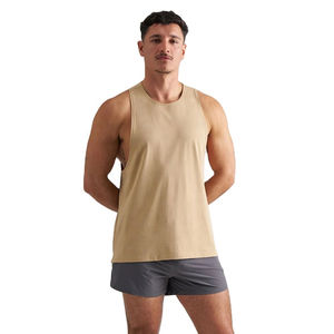 Camiseta sin mangas para hombre, personalizada, transpirable, de punto, ultra cómoda, de tela suave de mezcla de algodón, para uso diario en verano, disponible en todas las tallas. - Product Image 1