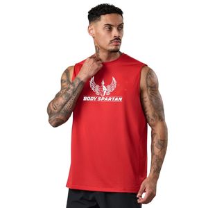 Débardeur de sport rouge sans manches pour homme – Idéal pour la gym, l'entraînement et le fitness - Product Image 1
