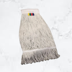 Mopa de Algodón Blanqueado de Alta Calidad, Ecológica y Duradera, con Escurridor Automático y Bandeja de Acero Inoxidable, Durabilidad Superior a 20.000 Usos, 10-20s - Product Image 5