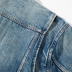 Jean <b>Jacket</b> for Men Stylish Plus Size Men Coat Unique Design Men's <b>Customized</b> <b>Denim</b> <b>Jackets</b> - Product Image 2