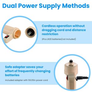 Kit Multifunzionale per Pulizia Ghiaia Acquario Elettrico, Aspirapolvere Automatico per Acquario a Lunghezza Regolabile - Product Image 6