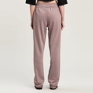 High Streetwear <b>Womens</b> Straight Wide Leg Joggers High Waist Cotton Fleece <b>Sweatpants</b> - Product Image 4