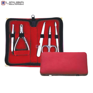 Buy Premium Custom Travel Friendly Black Case Manicure Pedicure <b>Set</b> High Quality Stainless Steel <b>Nail</b> Grooming Kit - Product Image 3