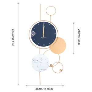 Sculpture murale décorative en métal multicouche de luxe faite à la main pour la décoration haut de gamme de la maison, décoration moderne de luxe pour la maison et le bureau - Product Image 3