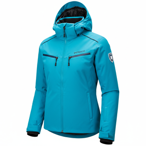 แจ็กเก็ตสกีเกรดมืออาชีพเสื้อโค้ทสำหรับผู้ชายกันลมกันน้ำสำหรับกีฬาปีนเขาและหิมะโลโก้ที่กำหนดเองจำนวนมาก - Product Image 5