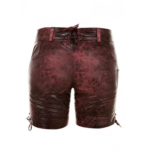 Pantalones Cortos Bávaros Tradicionales para Hombre, Estilo Oktoberfest Alemán, Bordados, Vintage, Marrón, Poliéster, Impermeables, Resistentes al Viento, con Cinturón - Product Image 2