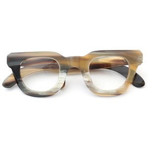 Natural Buffalo Horn Prescription <b>Eyeglasses</b> Handmade Luxury Optical <b>Frame</b> Retro Spectacle Eyewear Accessories - Product Image 4