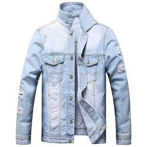 Performance <b>Men</b> Jeans <b>Jacket</b> Stretch Fabric Apparel Private Label <b>Smart</b> <b>Men</b> Jeans <b>Jacket</b> Custom Design Outerwear Wholesale - Product Image 1