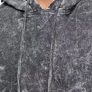Oversized Men's Hooded Sweatshirt <b>Tie</b> Dye Cotton French Terry Pullover With Kangaroo Pocket Regular Sleeve Casual Autumn Wear - Product Image 5