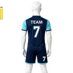 Ensemble de maillots de football personnalisés SAMAVIA, respirant, à séchage rapide, antibactérien, léger, kit de football court pour clubs et écoles - Product Image 2