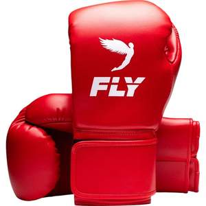 Gants de boxe Fly Strap en cuir pour le sparring, le Muay Thai, le kickboxing, l'entraînement, avec un fort soutien du poignet et une bonne tenue - Product Image 1