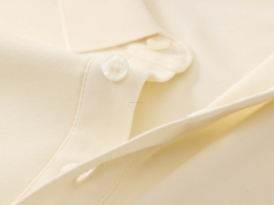 Polo en coton polyester personnalisé, manches anti-boulochage, tricot uni, vêtements de travail, séchage rapide, broderie, coupe ajustée, ODM - Product Image 5