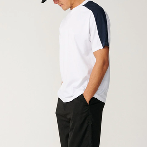 Camiseta Deportiva Casual de Verano para Hombre, Estilo Americano, Cuello Redondo, Color Sólido, para Gimnasio, Baloncesto, Running, Tejido de Punto Corto - Product Image 5