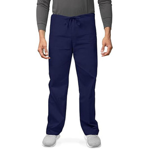 Custom Hospital <b>Scrub</b> Suit V Neck Top Matching Pants Professional Medical Uniform Set Unisex Design - Product Image 3