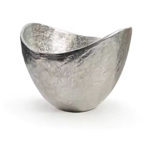 Bol de service en aluminium, design unique, argenté, pour fruits, idéal pour les mariages et occasions spéciales - Product Image 3