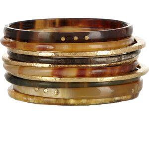 Bracelets en corne véritable, bijouteries de créateurs, bracelet en corne de vache avec design poli, fabrication artisanale HF CRAFTS - Product Image 6