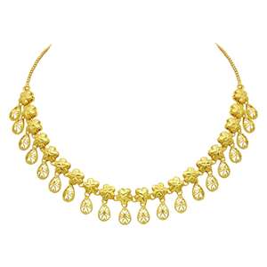 Colliers de mariage turcs en micro-or rempli 14K 18K 24K, bijoux de mode, colliers traditionnels turcs à motif floral filigrané, vente en gros - Product Image 4