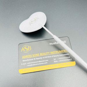 Espejo de Pestañas con Forma de Corazón Blanco, Espejo de Inspección de Pestañas con Agarre Texturizado, Espejo de Pestañas Bonito con Forma de Corazón - Product Image 3