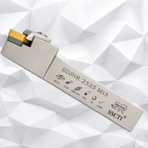 EDJNR 2525 M15 CNC External Turning <b>Tool</b> <b>Holder</b> for DNMG Inserts High Precision White Coated Alloy Steel OEM Lathe Cutting <b>Tool</b> - Product Image 1