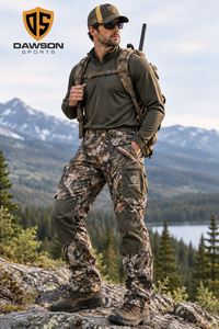 Pantalon de chasse camouflage, pantalon cargo d'extérieur, résistant aux déchirures, hydrofuge, respirant, genoux renforcés - Product Image 4