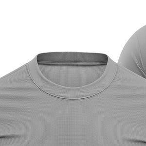 Camiseta de Fútbol Sublimada Geométrica Gris y Negra Unisex, Manga Corta, Cuello Redondo, Absorbe la Humedad, Ligera, 100% Poliéster, Deportiva - Product Image 2