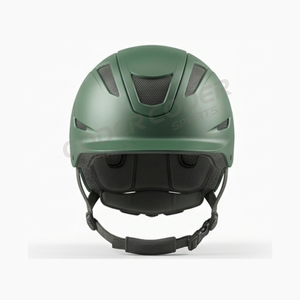 Casco de Equitación Profesional con Carcasa de Fibra, Tela de Terciopelo, Cuero Sintético Multicolor, Cierre de Hebilla para Hombre, Casco Deportivo de Polo - Product Image 3