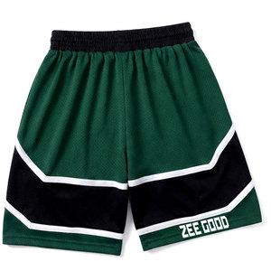 Short de basket-ball rétro personnalisé pour hommes 100% polyester maille Style décontracté anti-rides toile tissu conseil Shorts Service OEM - Product Image 4