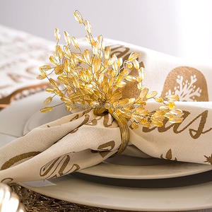 Servilleteros bohemios sostenibles a la moda con diseño de cuentas, servilleteros diferentes para el hogar, cocina para decoraciones de fiesta - Product Image 6