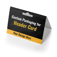 Cartes d'en-tête personnalisées imprimées, cartes d'emballage en carton de qualité supérieure, cartes de présentation, vente en gros, qualité export, gaufrage, logo personnalisé