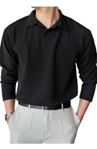 T-shirt 100% Coton Anti-Plis 220g pour Homme Manches Longues Été Automne Printemps Qualité Supérieure Prix Abordable Orienté Export - Product Image 6