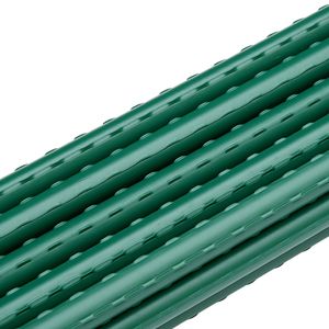 Confezione da 10 Pali per Pomodori in Metallo Rivestito in Plastica da 238 cm, Attrezzi da Giardino per Supporto Piante con Punta Affilata - Product Image 4