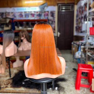 Perruques Lace Front en Cheveux Humains Vierges Vietnamiens ShinHair, Lisses et Droits comme des Baguettes, Cheveux Bruts, Sans Colle, pour Franges en Dentelle - Product Image 2