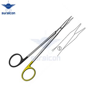 Ciseaux Reynolds 11 cm / 4-1/4 pouces, lame droite et coudée, lame dentelée, ciseaux chirurgicaux Super Cut TC pour une coupe de précision - Product Image 6