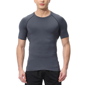 Camiseta de Compresión de Manga Corta para Hombre, para BJJ, Jiu Jitsu Brasileño, Grappling, MMA, Entrenamiento de Combate, Ropa Interior Deportiva - Product Image 2