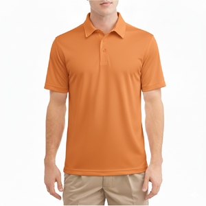 Polo d'été pour homme, tissu léger et respirant, coupe ajustée, tenue décontractée et élégante - Product Image 3