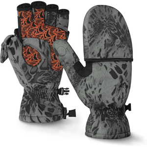 Gants de pêche OEM pour la pêche en surf et les sorties en bateau avec doigts flexibles, adhérence durable, vente en gros, logo personnalisé - Product Image 1