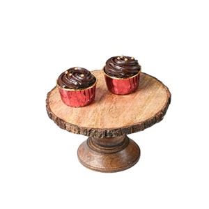 Soporte de madera para pastel de corteza, alta calidad, venta directa de fábrica, hecho en la india, para boda, Hotel, restaurante, fiesta, exportación, 2023 - Product Image 1