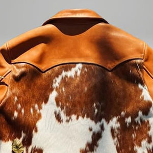 Veste en cuir véritable avec poils, logo personnalisé, haute qualité, vêtements de mode haut de gamme, prix de gros à vendre - Product Image 5