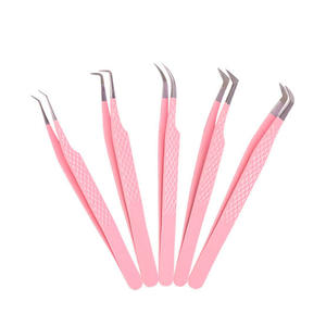 Vired Impex ST Eyelash Extension Tweezers Stainless Steel <b>Precision</b> <b>Tools</b> Set Anti-magnetic Acid-resistant Antistatic Eyelash - Product Image 1