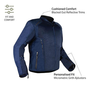 Veste de moto imperméable enduite de haute qualité pour hommes 2024 avec col montant pour cavalier d'hiver Design personnalisé - Product Image 3