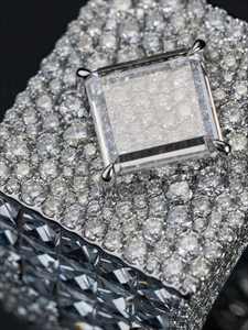 925 Sterling Silver <b>Iced</b> Moissanite <b>Ring</b> Round Brilliant Cut Prong Set Wedding Party Jewelry - Product Image 4