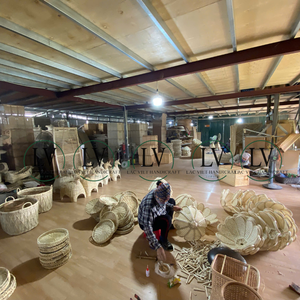 Rustic Curved <b>Rectangle</b> Rattan <b>Wall</b> <b>Mirror</b> Handwicker Decorative <b>Wall</b> <b>Mirror</b> for Entryway Bedroom Living Room from Vietnam - Product Image 5