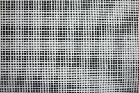 Toile à crochets CT0007 en maille blanche à double torsion, tissu uni teint à motif quadrillé pour usage automobile