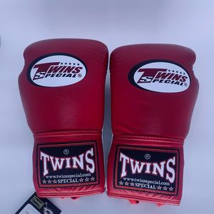 Gants de kick-boxing TWINS personnalisables de haute qualité, en cuir de vachette pleine fleur, rembourrage épais, respirants RL-BG-184 - Product Image 1